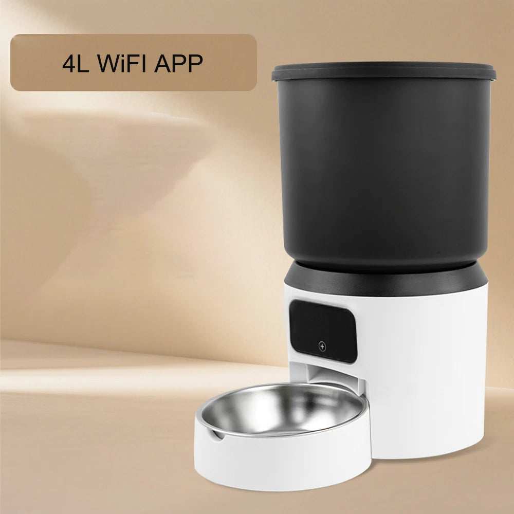 cat feeder with high-definition camera