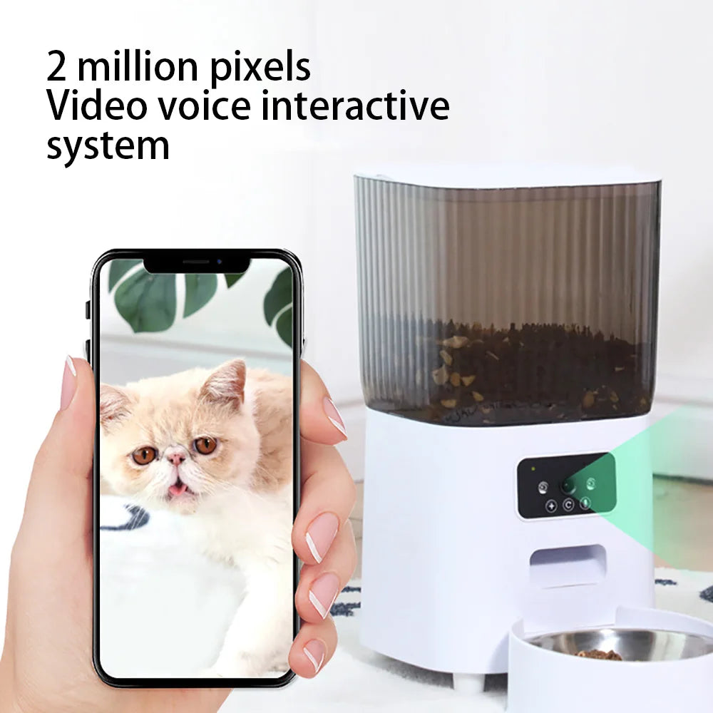 Double Bowls Smart Automatic Cat Feeder